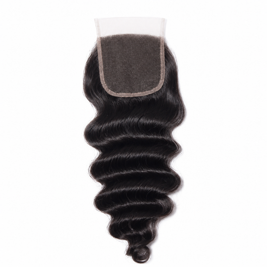 Raw Wavy 5x5 Closure